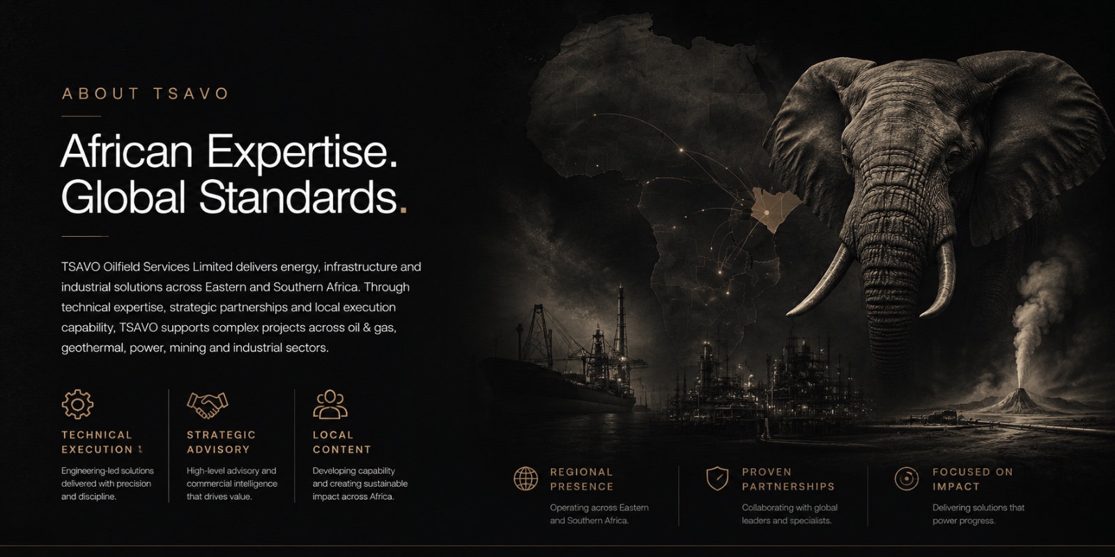 About Tsavo — African Expertise, Global Standards
