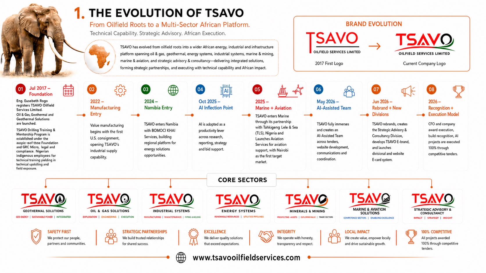 About Tsavo — African Expertise, Global Standards